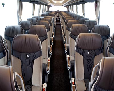 Inside VIP Class Coaches of coachhire4u