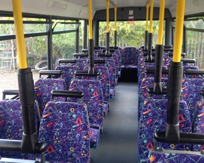 Inside Economy Class Coaches of coachhire4u